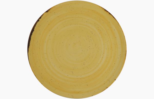PRATO COUPE Ø32CM RUSTICO AMARELO IN